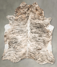Light Brindle XX-Large Brazilian Cowhide Rug 8'4"H x 7'4"W #B27381 by Hudson Hides