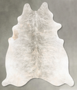 Grey Brindle XX-Large Brazilian Cowhide Rug 8'1"H x 7'5"W #B27385 by Hudson Hides