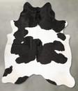 Black and White XX-Large Brazilian Cowhide Rug 7'7"H x 6'8"W #B27392 by Hudson Hides