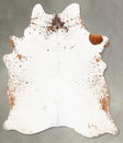 Salt and Pepper Brown X-Large Brazilian Cowhide Rug 8'0"H x 6'1"W #B27393 by Hudson Hides