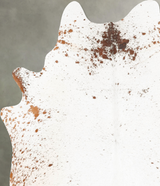 Salt and Pepper Brown X-Large Brazilian Cowhide Rug 8'0"H x 6'1"W #B27393 by Hudson Hides