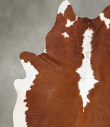 Hereford XX-Large Brazilian Cowhide Rug 8'3"H x 6'11"W #B27403 by Hudson Hides
