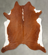 Hereford XX-Large Brazilian Cowhide Rug 8'3"H x 7'6"W #B27404 by Hudson Hides