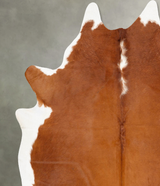 Brown and White Regular XX-Large Brazilian Cowhide Rug 8'7"H x 7'0"W #B27405 by Hudson Hides