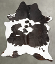 Black and White X-Large Brazilian Cowhide Rug 8'4"H x 5'9"W #B27407 by Hudson Hides