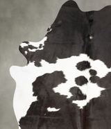 Black and White X-Large Brazilian Cowhide Rug 8'4"H x 5'9"W #B27407 by Hudson Hides