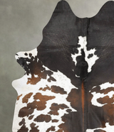 Chocolate and White XX-Large Brazilian Cowhide Rug 8'4"H x 6'6"W #B27409 by Hudson Hides