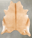 Beige XX-Large Brazilian Cowhide Rug 8'3"H x 6'10"W #B27411 by Hudson Hides