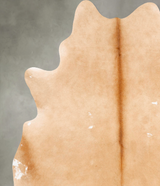 Beige XX-Large Brazilian Cowhide Rug 8'3"H x 6'10"W #B27411 by Hudson Hides