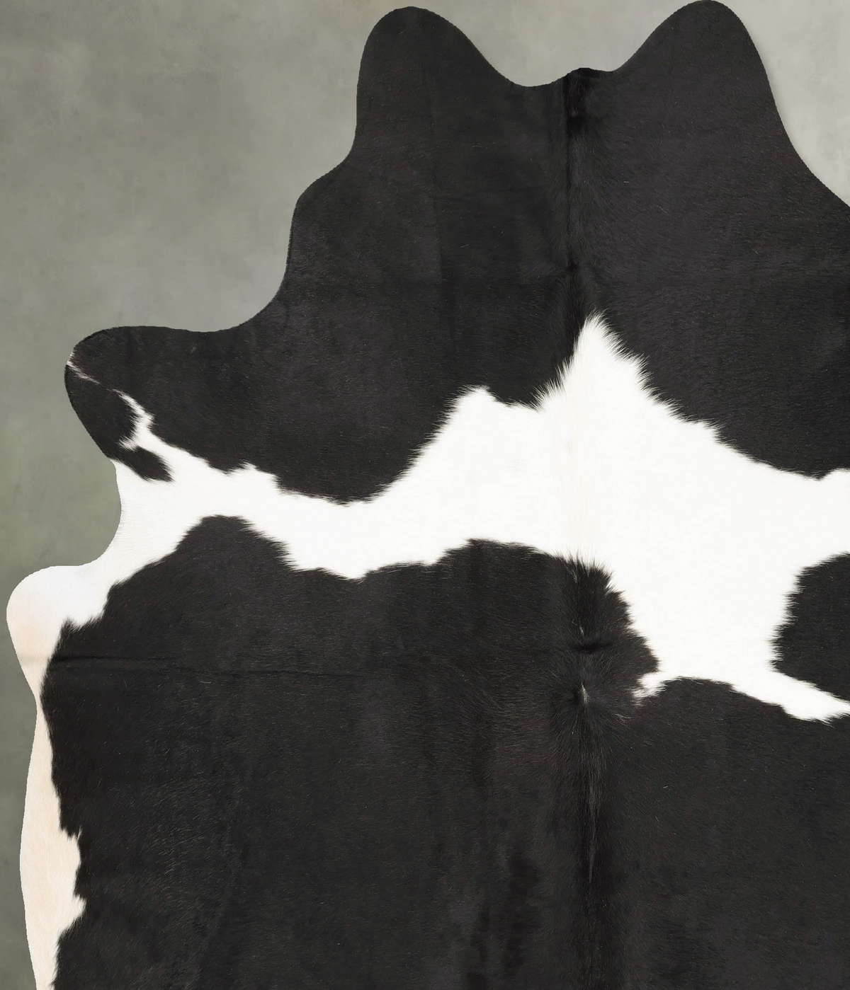 Black and White XX-Large Brazilian Cowhide Rug 8'3"H x 6'9"W #B27413 by Hudson Hides