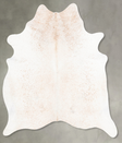 Salt and Pepper Brown X-Large Brazilian Cowhide Rug 7'0"H x 6'6"W #B27414 by Hudson Hides