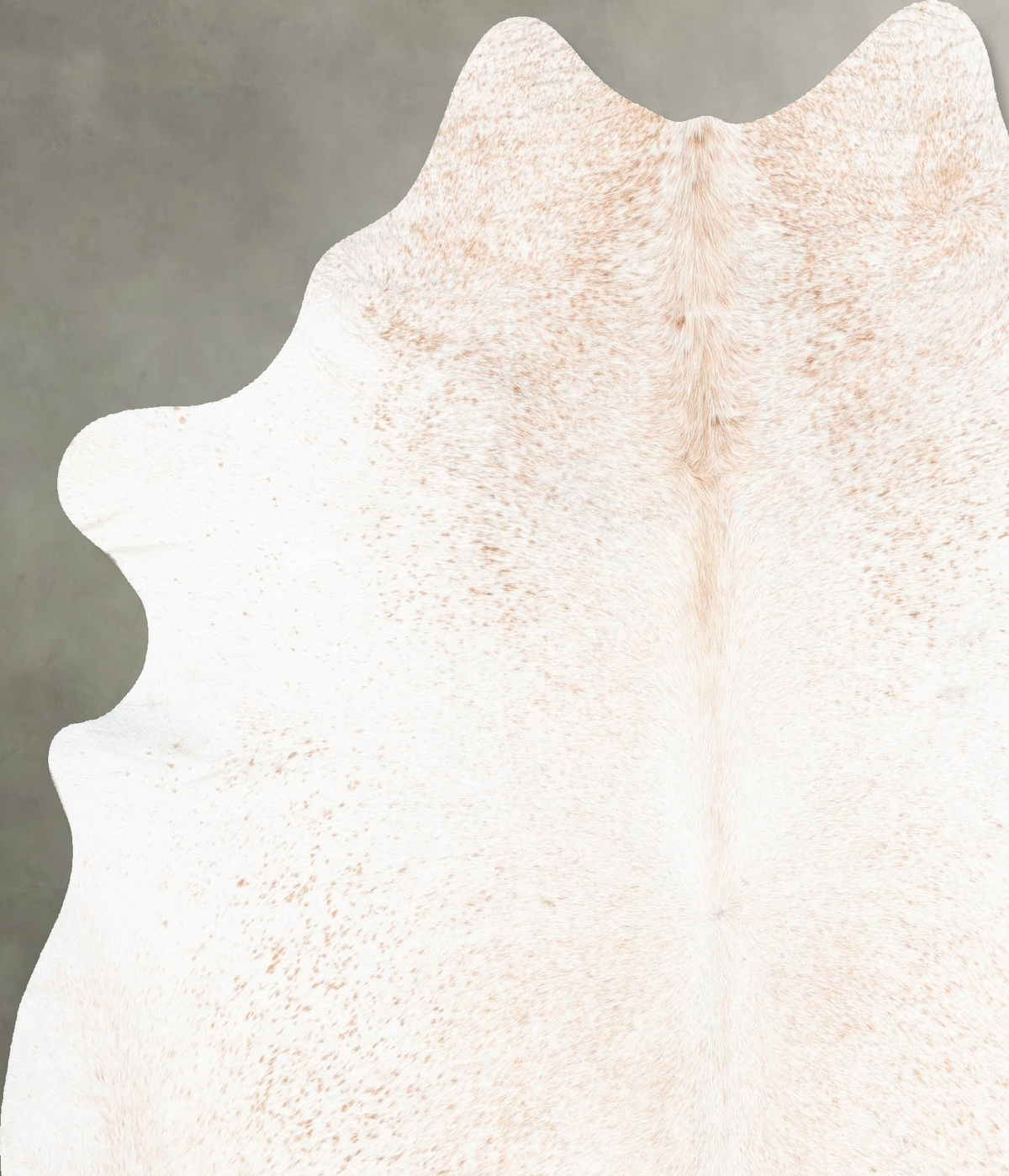 Salt and Pepper Brown X-Large Brazilian Cowhide Rug 7'0"H x 6'6"W #B27414 by Hudson Hides