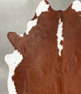Hereford X-Large Brazilian Cowhide Rug 7'10"H x 6'4"W #B27420 by Hudson Hides