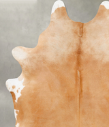 Beige XX-Large Brazilian Cowhide Rug 8'9"H x 7'1"W #B27423 by Hudson Hides