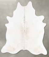 Light Grey X-Large Brazilian Cowhide Rug 7'7"H x 6'7"W #B27425 by Hudson Hides
