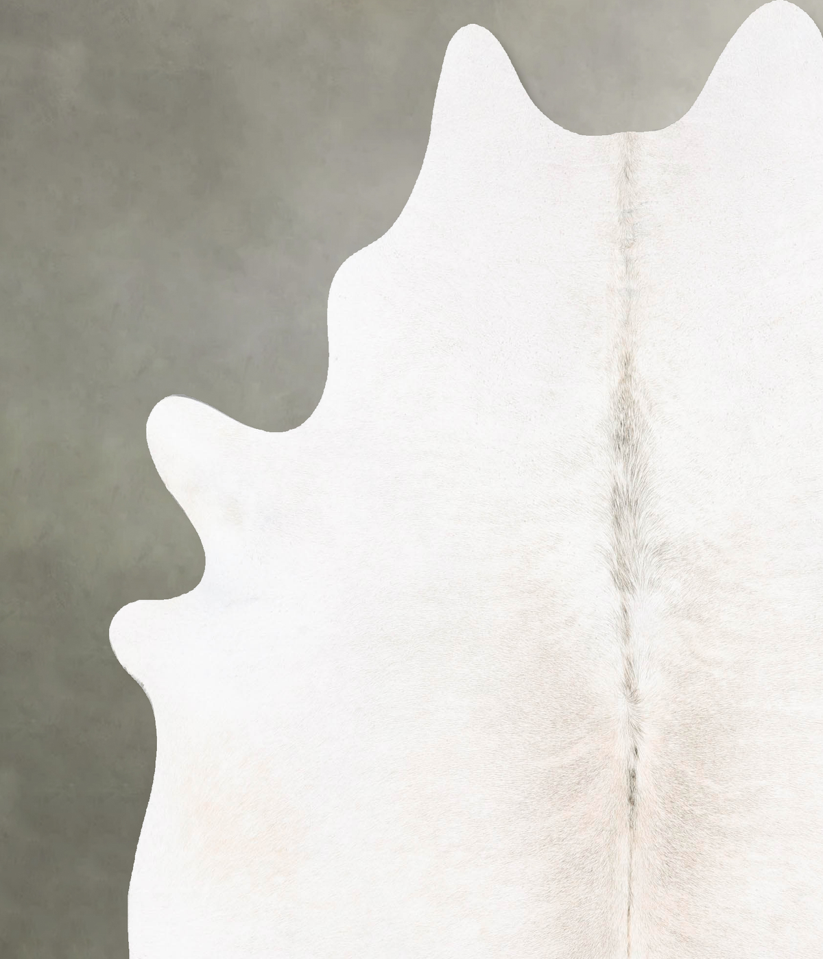 Light Grey X-Large Brazilian Cowhide Rug 7'7"H x 6'7"W #B27425 by Hudson Hides
