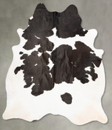 Black and White XX-Large Brazilian Cowhide Rug 8'4"H x 7'1"W #B27427 by Hudson Hides
