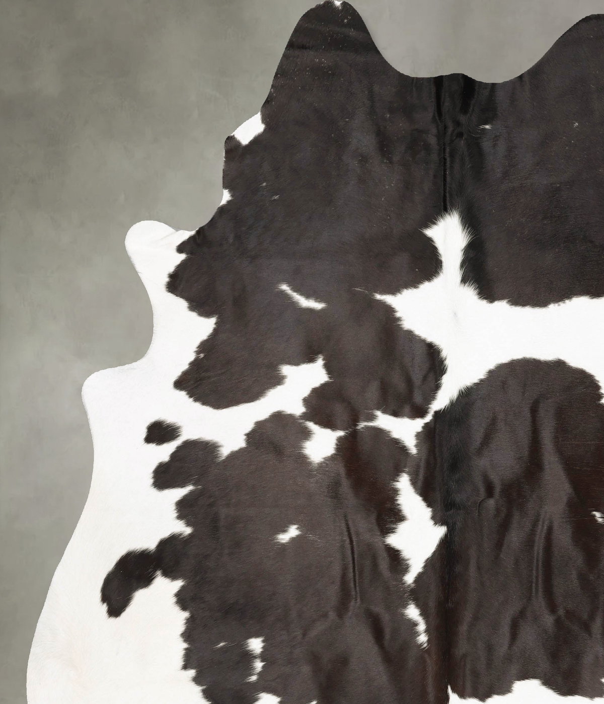 Black and White XX-Large Brazilian Cowhide Rug 8'4"H x 7'1"W #B27427 by Hudson Hides