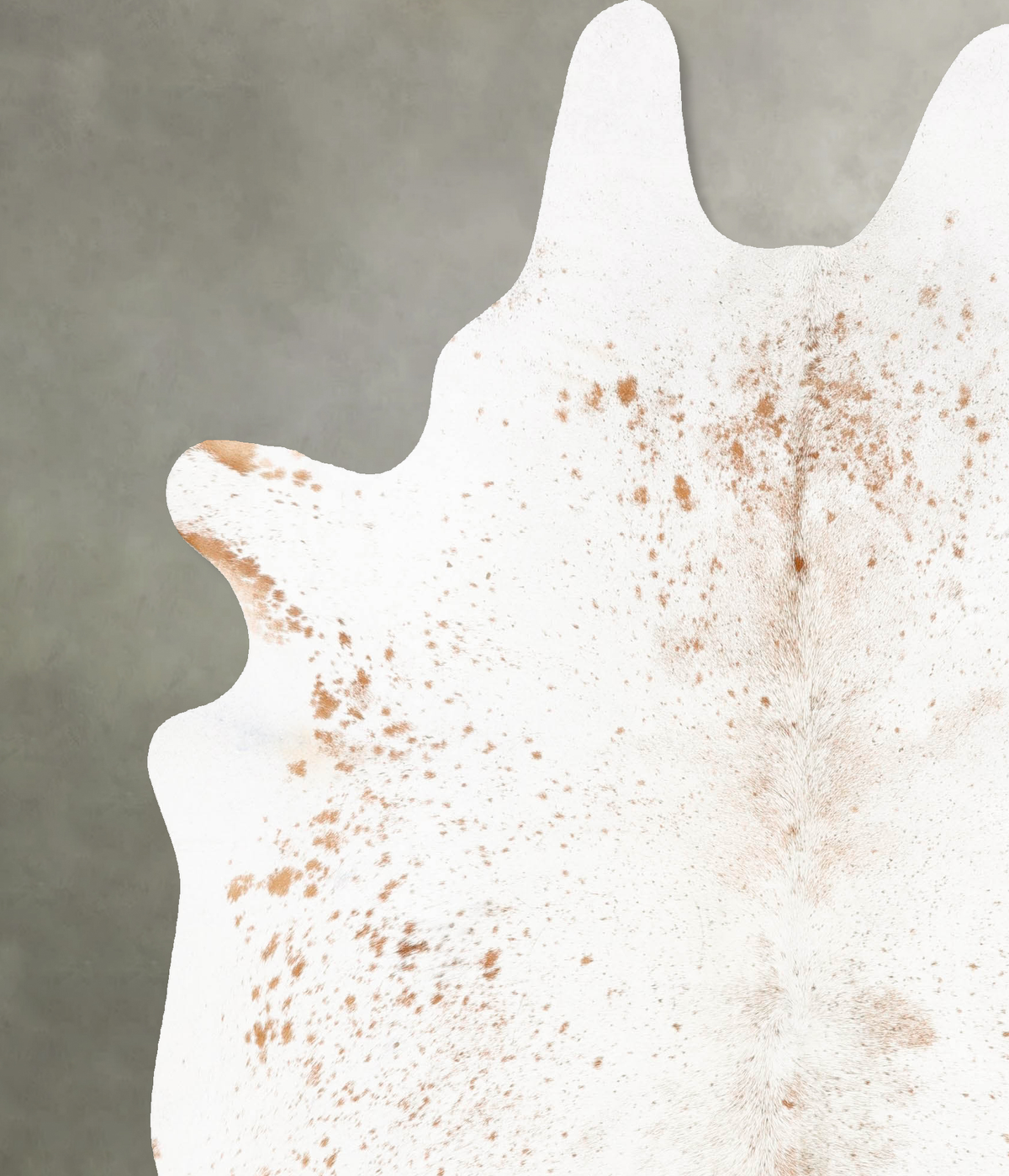 Salt and Pepper Brown XX-Large Brazilian Cowhide Rug 8'0"H x 6'7"W #B27428 by Hudson Hides