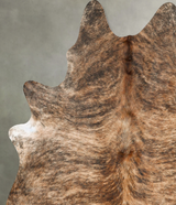 Dark Brindle X-Large Brazilian Cowhide Rug 7'5"H x 6'2"W #B27440 by Hudson Hides