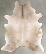 Taupe XX-Large Brazilian Cowhide Rug 8'0"H x 6'5"W #B27441 by Hudson Hides