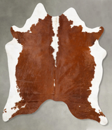 Hereford XX-Large Brazilian Cowhide Rug 8'3"H x 7'0"W #B27448 by Hudson Hides