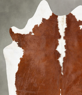Hereford XX-Large Brazilian Cowhide Rug 8'3"H x 7'0"W #B27448 by Hudson Hides