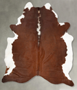 Hereford XX-Large Brazilian Cowhide Rug 8'7"H x 7'1"W #B27450 by Hudson Hides