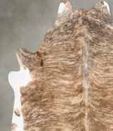 Light Brindle X-Large Brazilian Cowhide Rug 7'3"H x 6'6"W #B27456 by Hudson Hides
