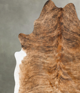 Light Brindle XX-Large Brazilian Cowhide Rug 8'1"H x 7'1"W #B27486 by Hudson Hides