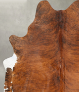 Medium Brindle X-Large Brazilian Cowhide Rug 7'7"H x 5'11"W #B27503 by Hudson Hides