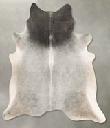 Medium Grey X-Large Brazilian Cowhide Rug 7'6"H x 6'3"W #B27512 by Hudson Hides
