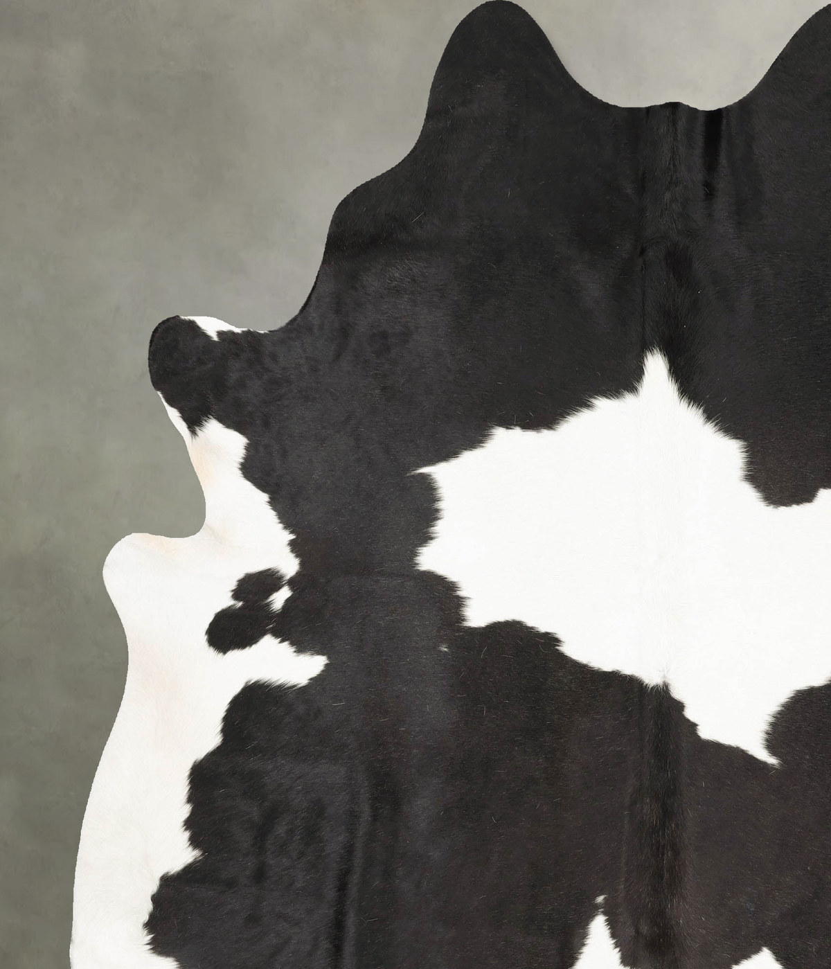 Black and White Cowhide Rug #B27516