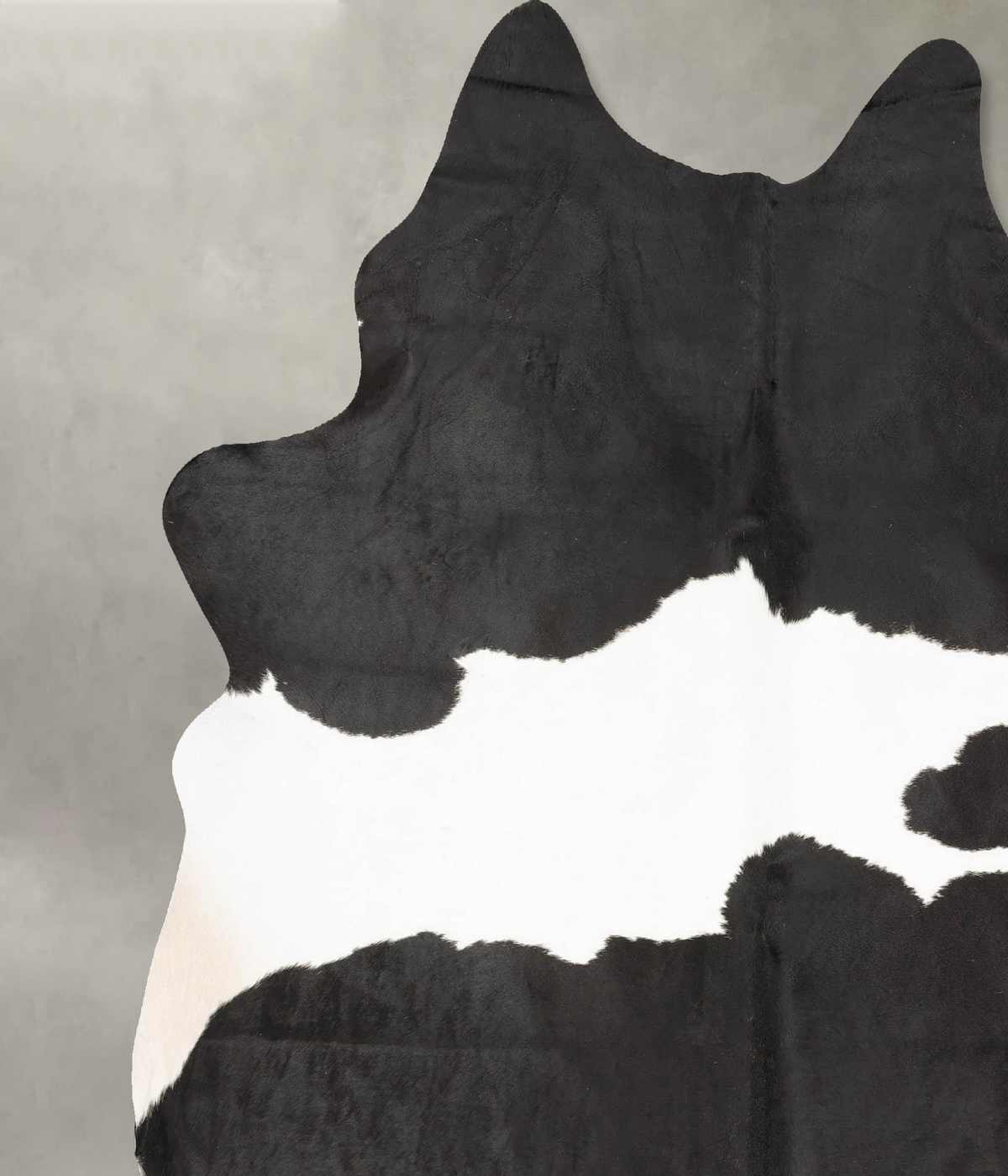 Black and White XX-Large Brazilian Cowhide Rug 8'0"H x 6'8"W #B27522 by Hudson Hides
