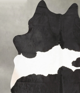 Black and White XX-Large Brazilian Cowhide Rug 8'0"H x 6'8"W #B27522 by Hudson Hides