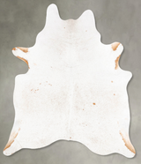 Salt and Pepper Brown XX-Large Brazilian Cowhide Rug 8'1"H x 6'3"W #B27523 by Hudson Hides