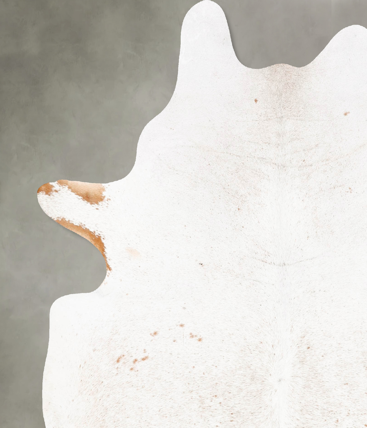 Salt and Pepper Brown XX-Large Brazilian Cowhide Rug 8'1"H x 6'3"W #B27523 by Hudson Hides