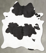 Black and White XX-Large Brazilian Cowhide Rug 8'10"H x 6'7"W #B27534 by Hudson Hides