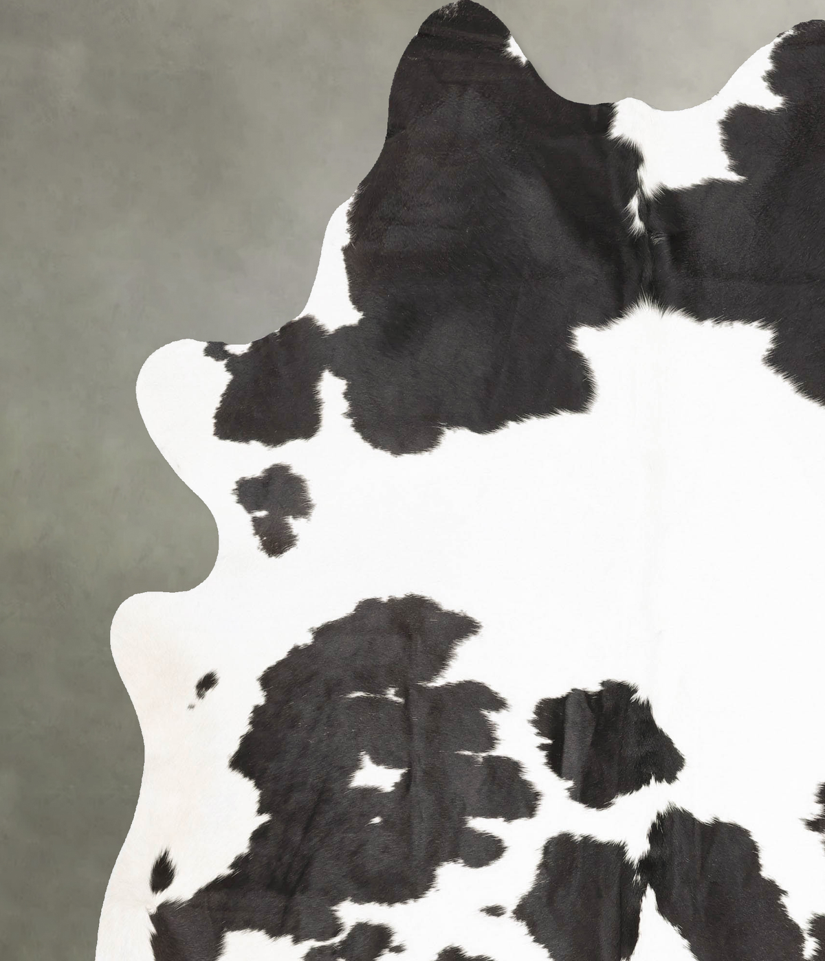 Black and White Cowhide Rug #B27539