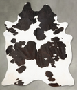 Black and White XX-Large Brazilian Cowhide Rug 8'11"H x 7'1"W #B27541 by Hudson Hides