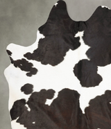 Black and White XX-Large Brazilian Cowhide Rug 8'11"H x 7'1"W #B27541 by Hudson Hides