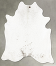Salt and Pepper Black XX-Large Brazilian Cowhide Rug 7'7"H x 6'9"W #B27547 by Hudson Hides