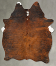 Dark Brindle X-Large Brazilian Cowhide Rug 7'7"H x 6'2"W #B27562 by Hudson Hides