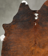 Dark Brindle X-Large Brazilian Cowhide Rug 7'7"H x 6'2"W #B27562 by Hudson Hides