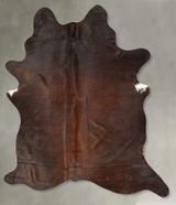 Dark Brindle XX-Large Brazilian Cowhide Rug 8'6"H x 6'4"W #B27564 by Hudson Hides