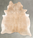 Champagne XX-Large Brazilian Cowhide Rug 8'0"H x 6'6"W #B27571 by Hudson Hides