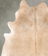 Champagne XX-Large Brazilian Cowhide Rug 8'0"H x 6'6"W #B27571 by Hudson Hides