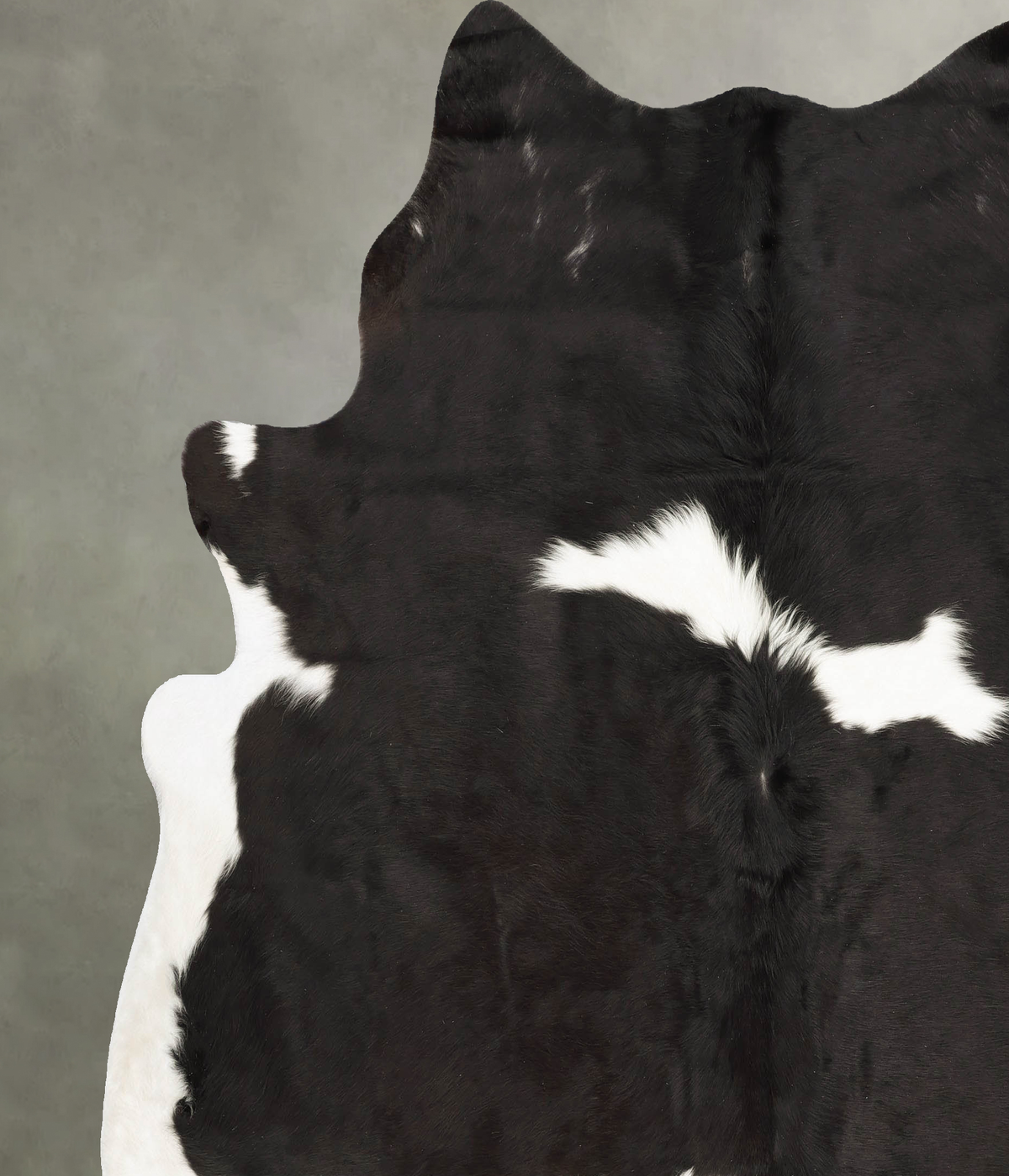 Black and White Cowhide Rug #B27589