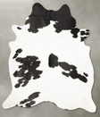 Black and White XX-Large Brazilian Cowhide Rug 8'2"H x 6'5"W #B27593 by Hudson Hides