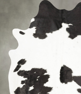 Black and White XX-Large Brazilian Cowhide Rug 8'2"H x 6'5"W #B27593 by Hudson Hides